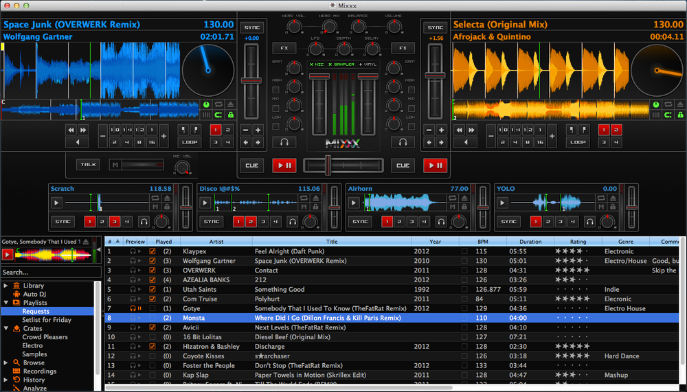 Digital DJ Software mp3 alternative to Seratom Traktor VIRTUAL DJ WINDOWS Mac
