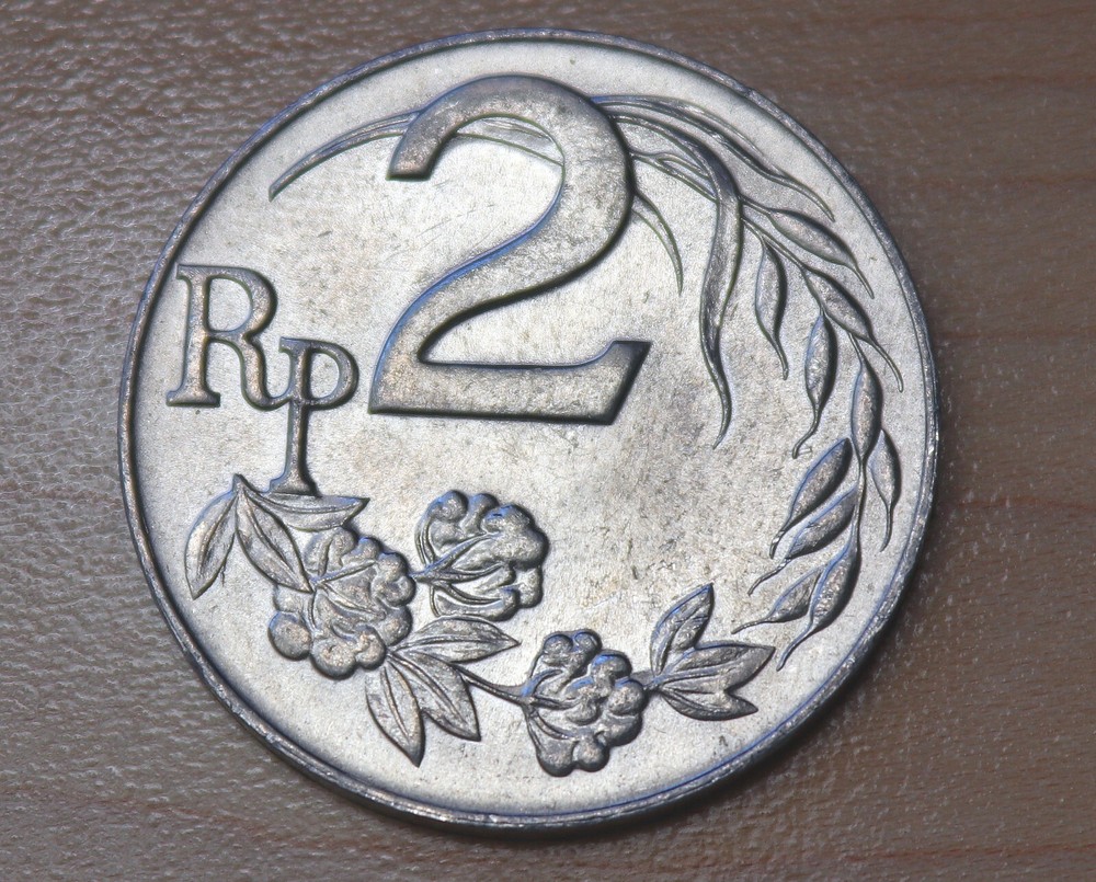 1970 Indonesia 2 Rupiah