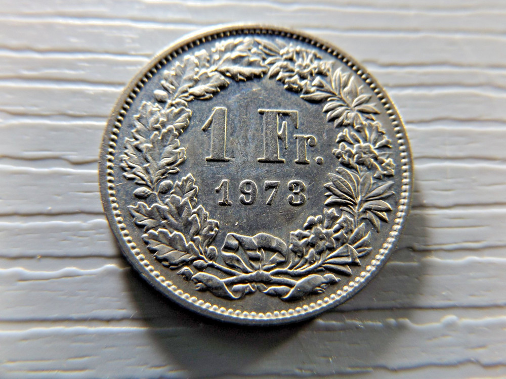 SWITZERLAND 1973 1 Franc
