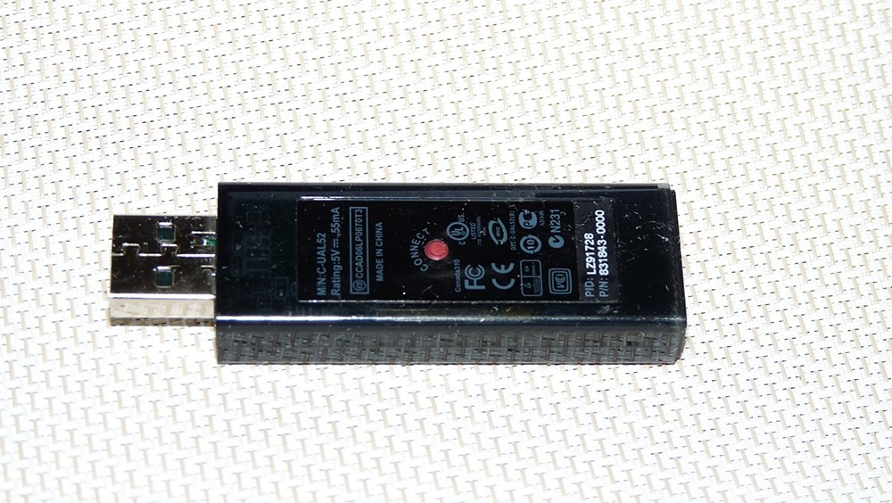 Logitech Secure Connect Mini Receiver, 831843-0000, C-UAL52 USB