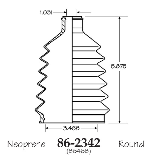 Outer CV Axle Boot for Nissan Quest 2004-2009
