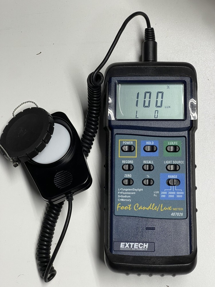 Extech Instruments 407026 Heavy Duty Light Meter