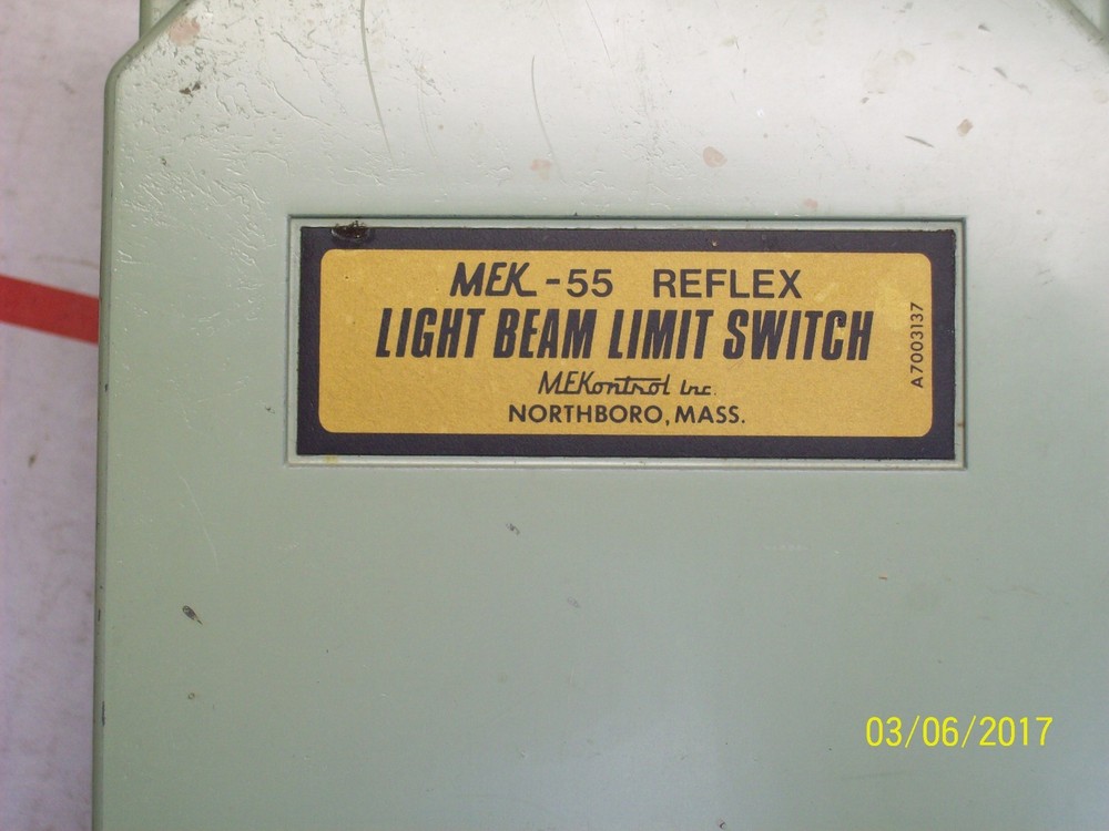 MEKONTROL MEK-55 REFLEX LIGHT BEAM LIMIT SWITCH