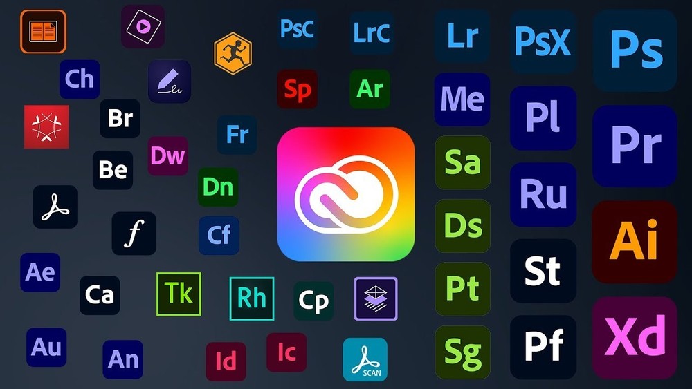 Adobe Creative Cloud All Apps 12 months - 2 device - 100gb storage- full waranty