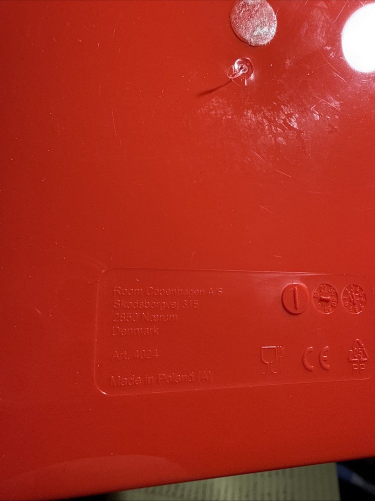 LEGO Storage Case: Bright Red with Blue Handle