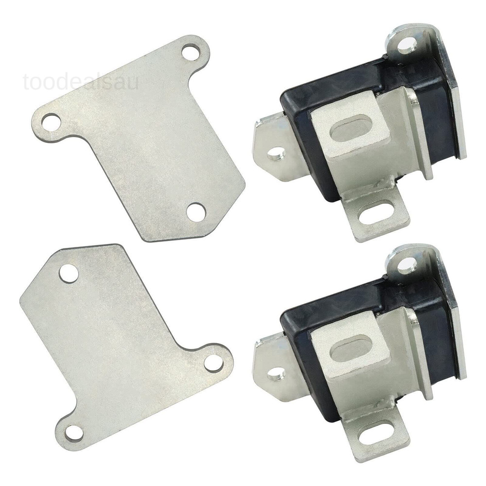 Pair(2) 3474 Engine Motor Mounts SBC BBC Compatible with Silver