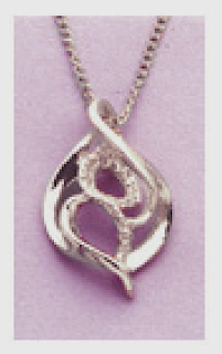 Solid Sterling Silver Pendant Blank~Great for Custom Work! (20.6mm)