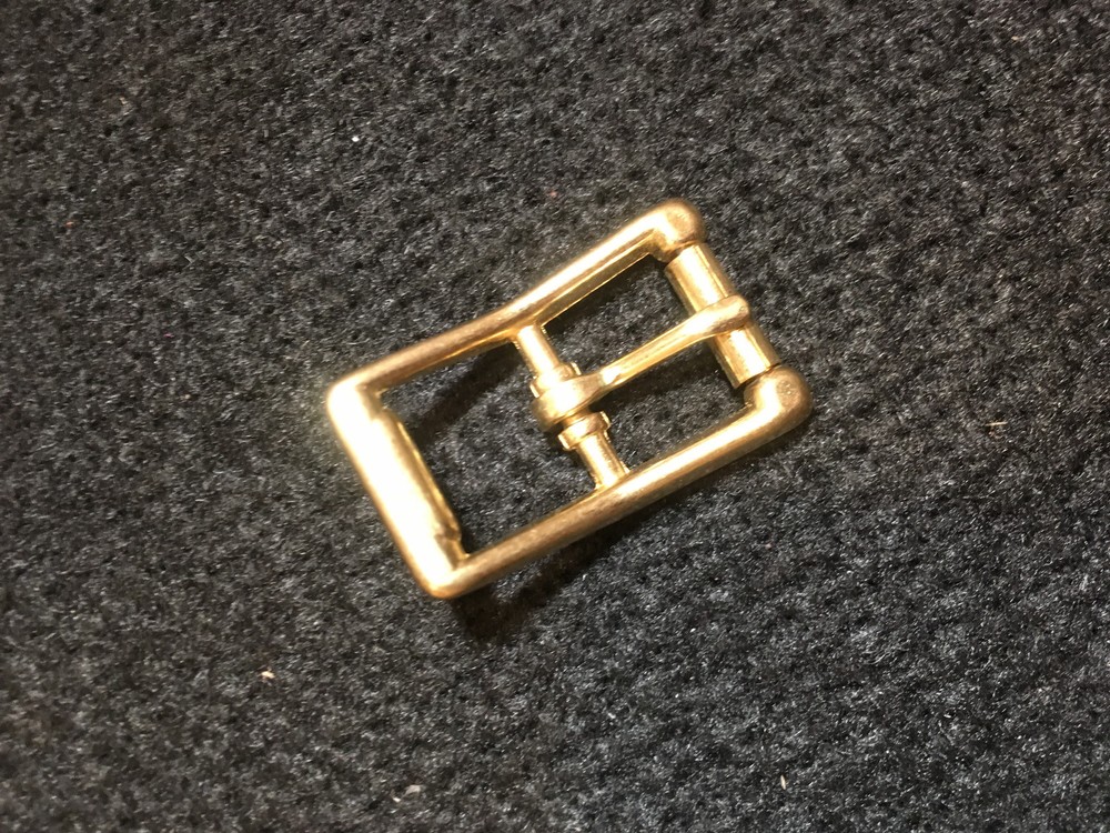 Roller Buckle - 3/4" - Solid Brass - Pack of 10 (F262)