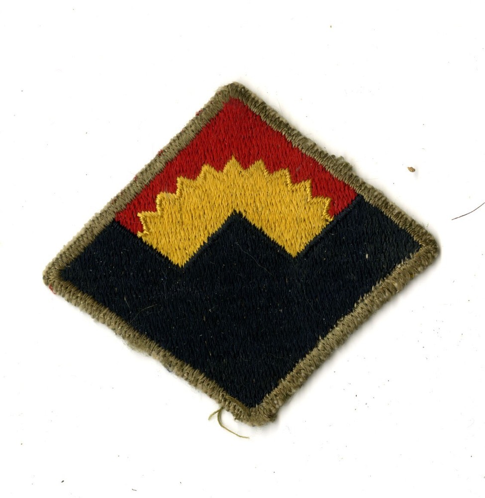 Western Defense Command White Back Patch WWII Original Pacific
