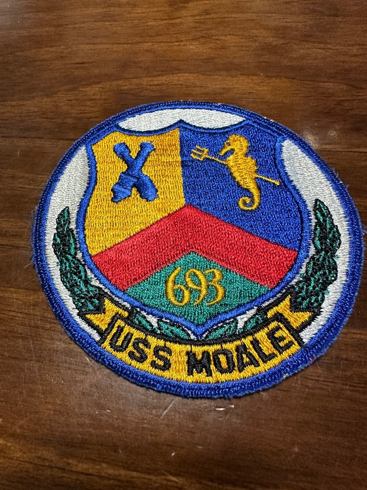 Vintage US Navy USS Moale Ship Patch
