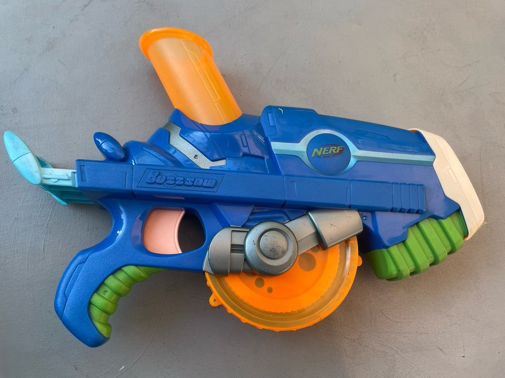 Hasbro Nerf Buzzsaw Blaster 2006 Used/Working