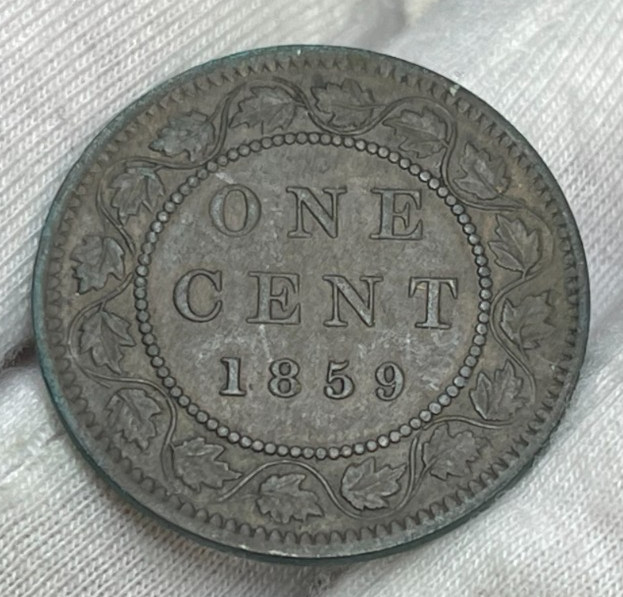 1859 Canada Large Cent Coin