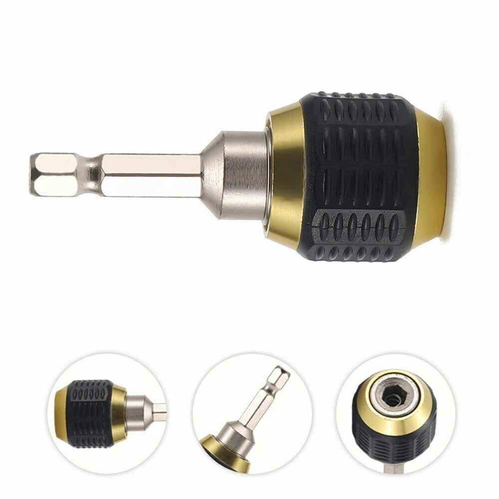 50mm 1/4 In Hex Handle Quick Coupling Drill Bit Quick Change Adapter Converter
