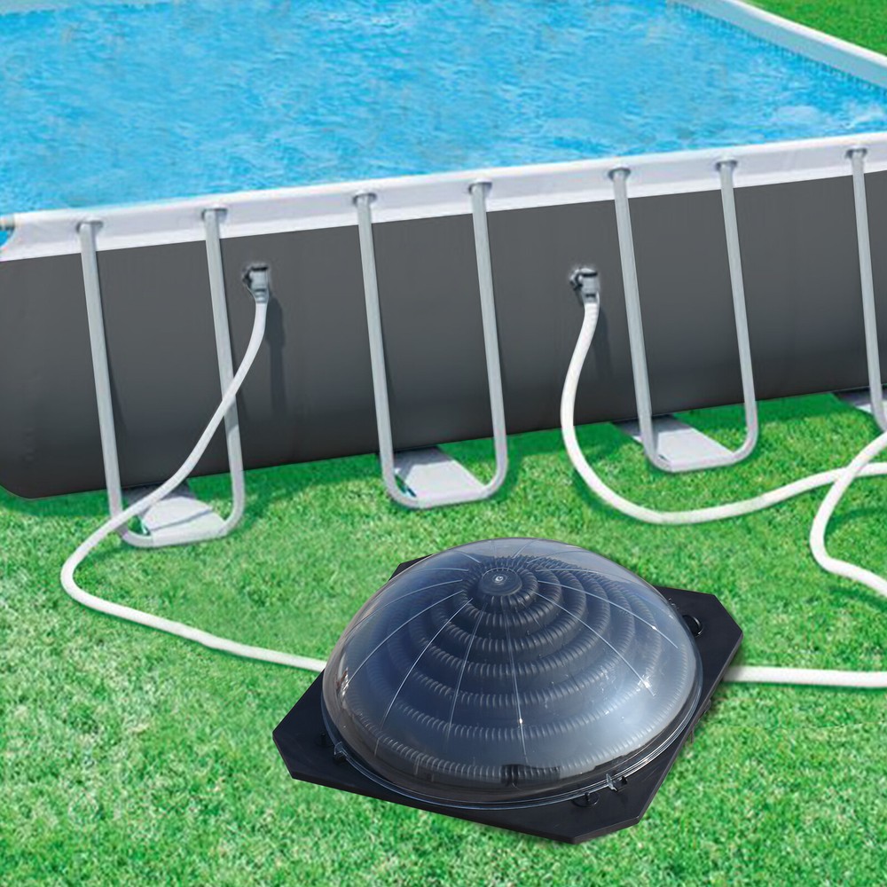 Solar Pool Heater Above Ground Domed Solar Powered Swimming Pool Space Saving US