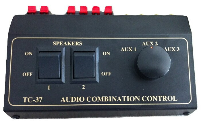 Add Both Inputs and Outputs with ONE Device; Our TEC TC-37 Source/Speaker Switch