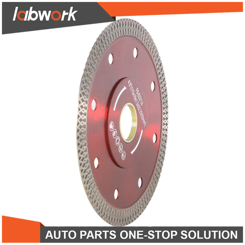 Labwork Diamond Porcelain Saw Blade Super Thin Ceramic Cutting Disc 2 Pack 4.5"