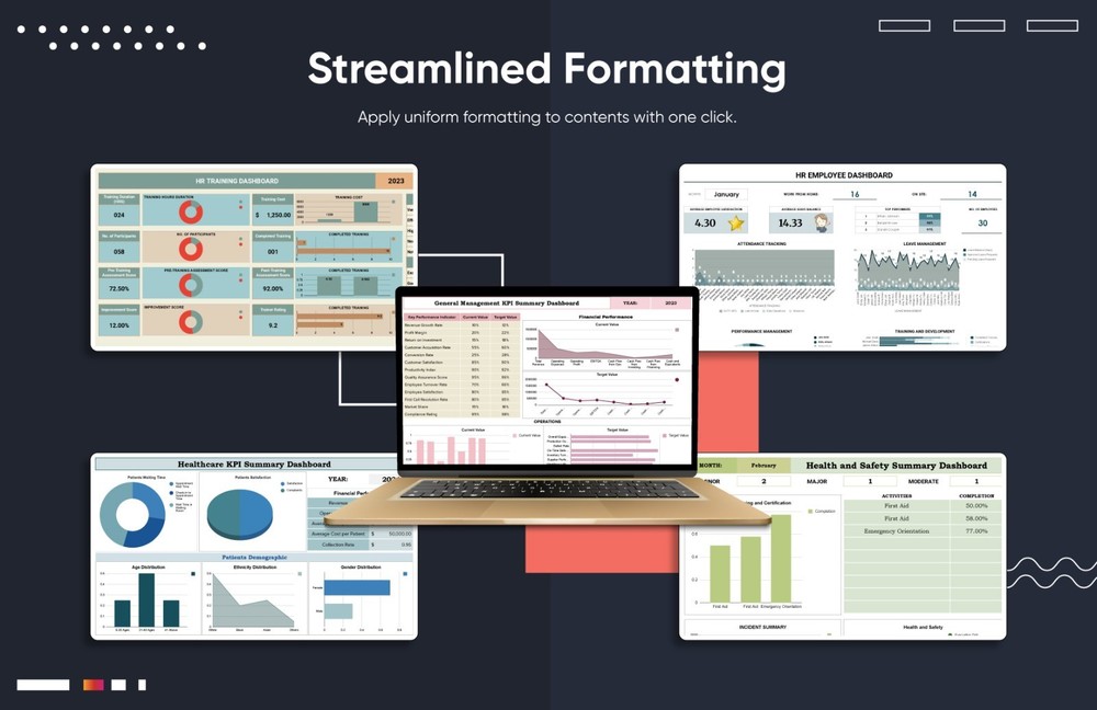 40+ Excel Dashboard Templates Bundle | KPI Analytics Reports | Google Sheets