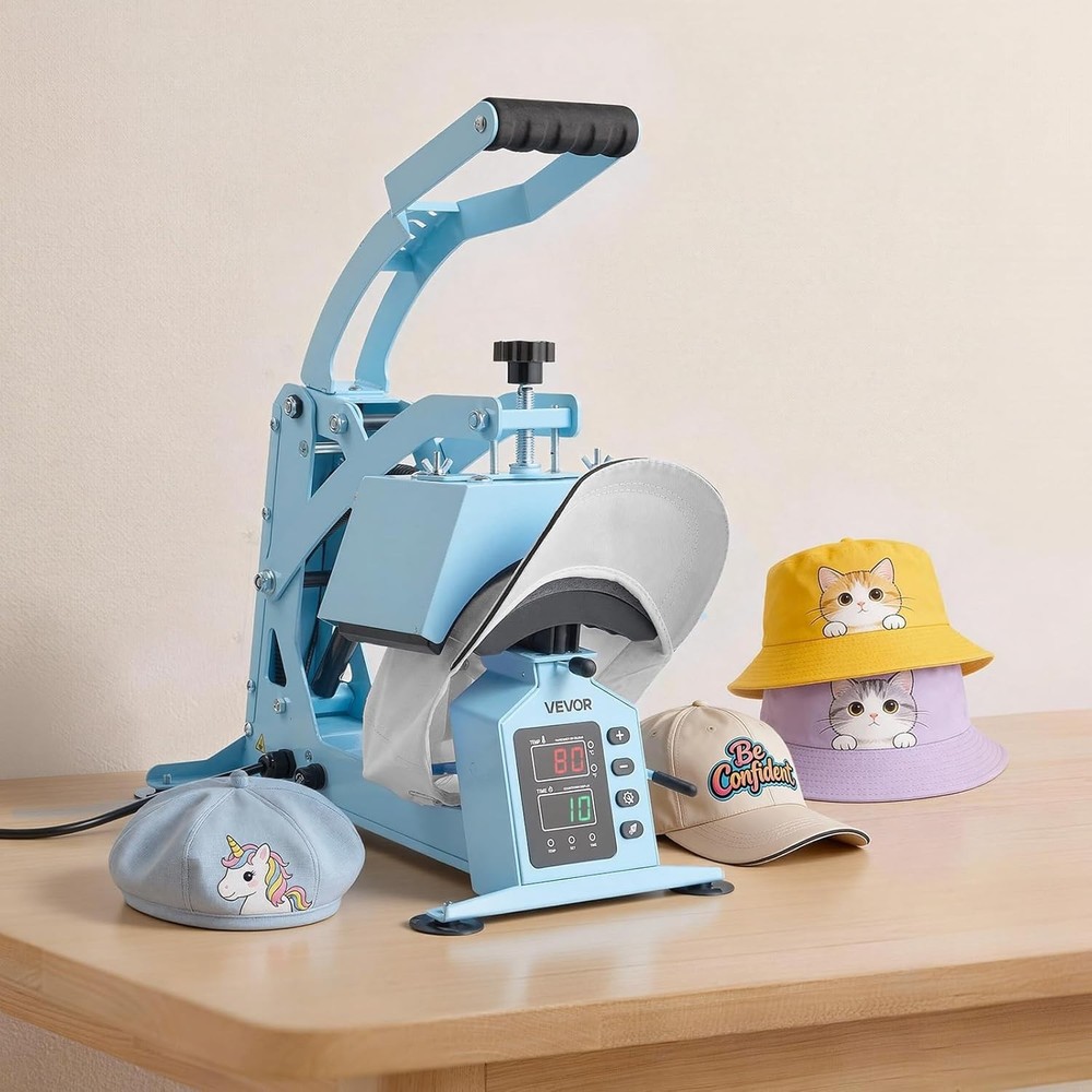 Compact Hat Heat Press for Multi-Material Projects: Reliable, Fast & Lightweight