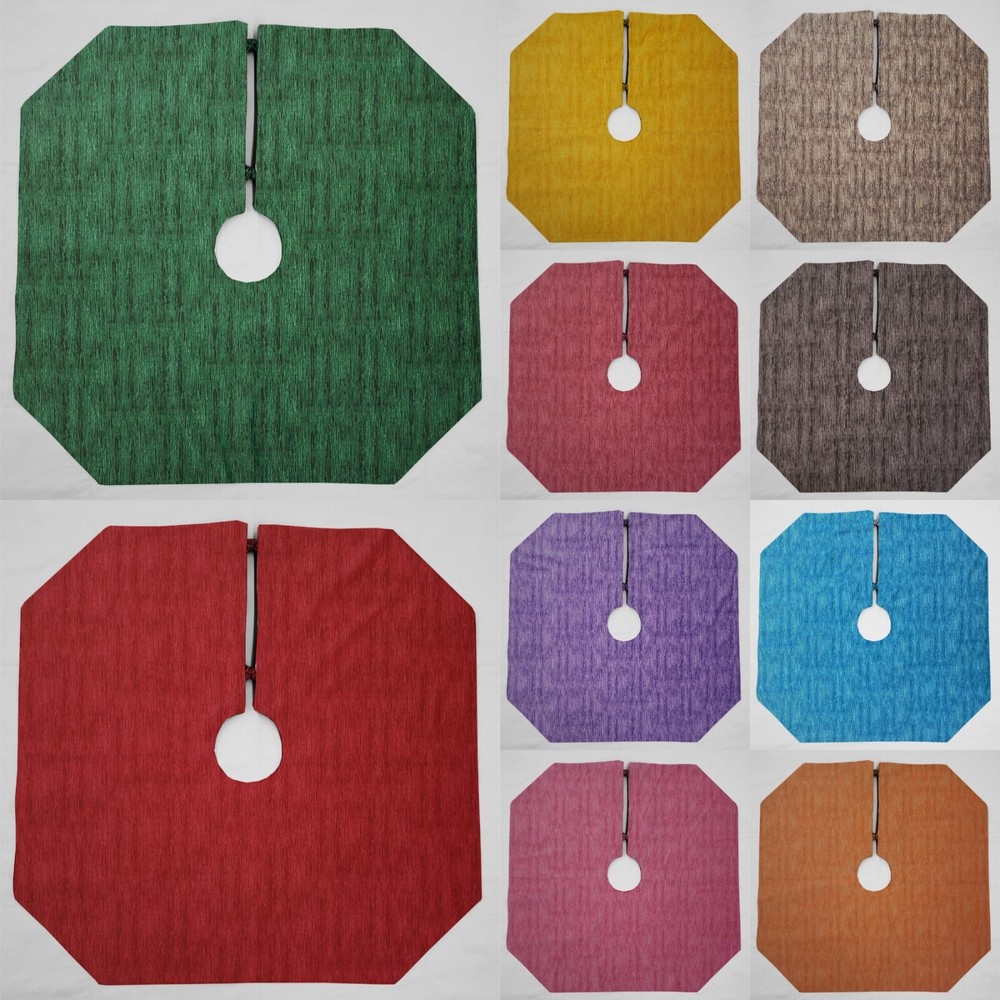 Color Wave Christmas Tree Skirt