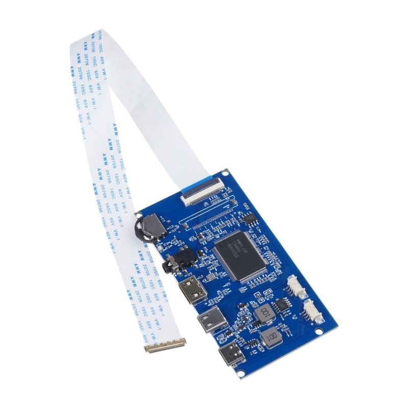 30pin EDP LCD Screen Driver Board Automatic Recognition 2-Channel with Cable