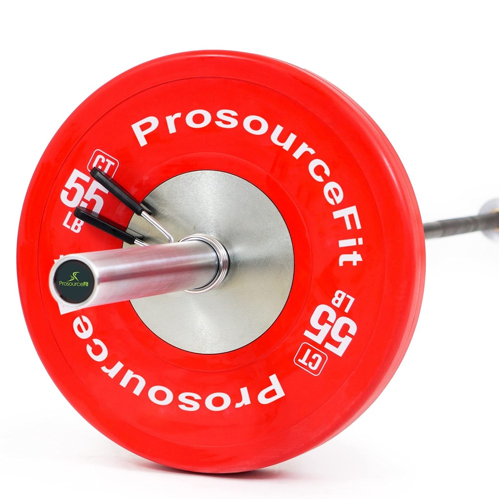 ProsourceFit Olympic Barbell Spring Clip Collar 2-inch Pair with Easy-Grip...