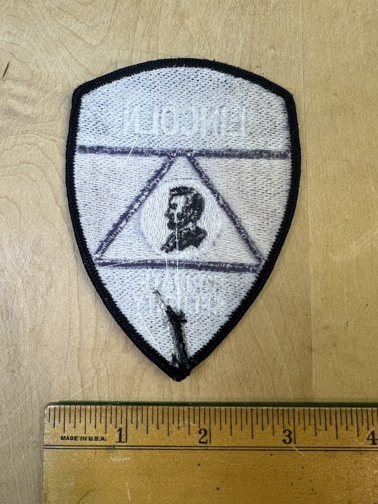 Vintage Embroidered Patch-LINCOLN PRIVATE SECURITY- Unused PB2
