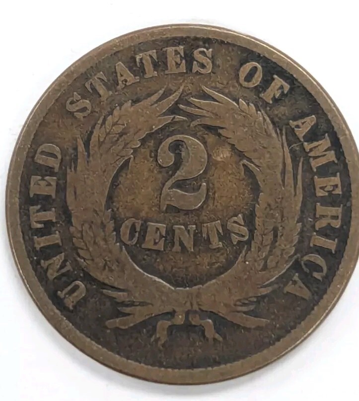 1869 P-Two Cent Piece 2¢ Nice TYPE COIN! #650