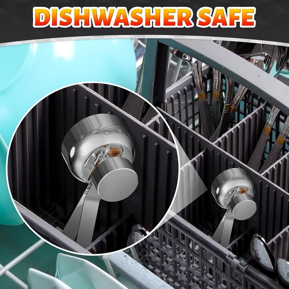 Compact Egg Cracker Tool for Clean Breakfast and Baking Prep - Silver Finish