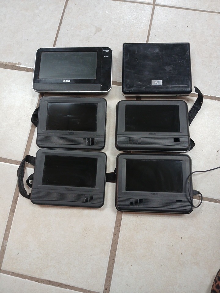 RCA Mobile Dvd Misc Lot 6 Pieces Untested