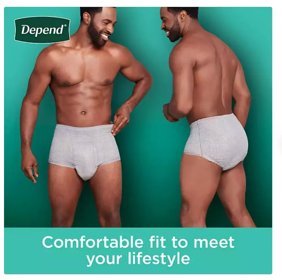 Depend Protection Plus Ultimate Underwear for Men LARGE 84 Count