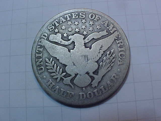 1909-S Barber Half Dollar