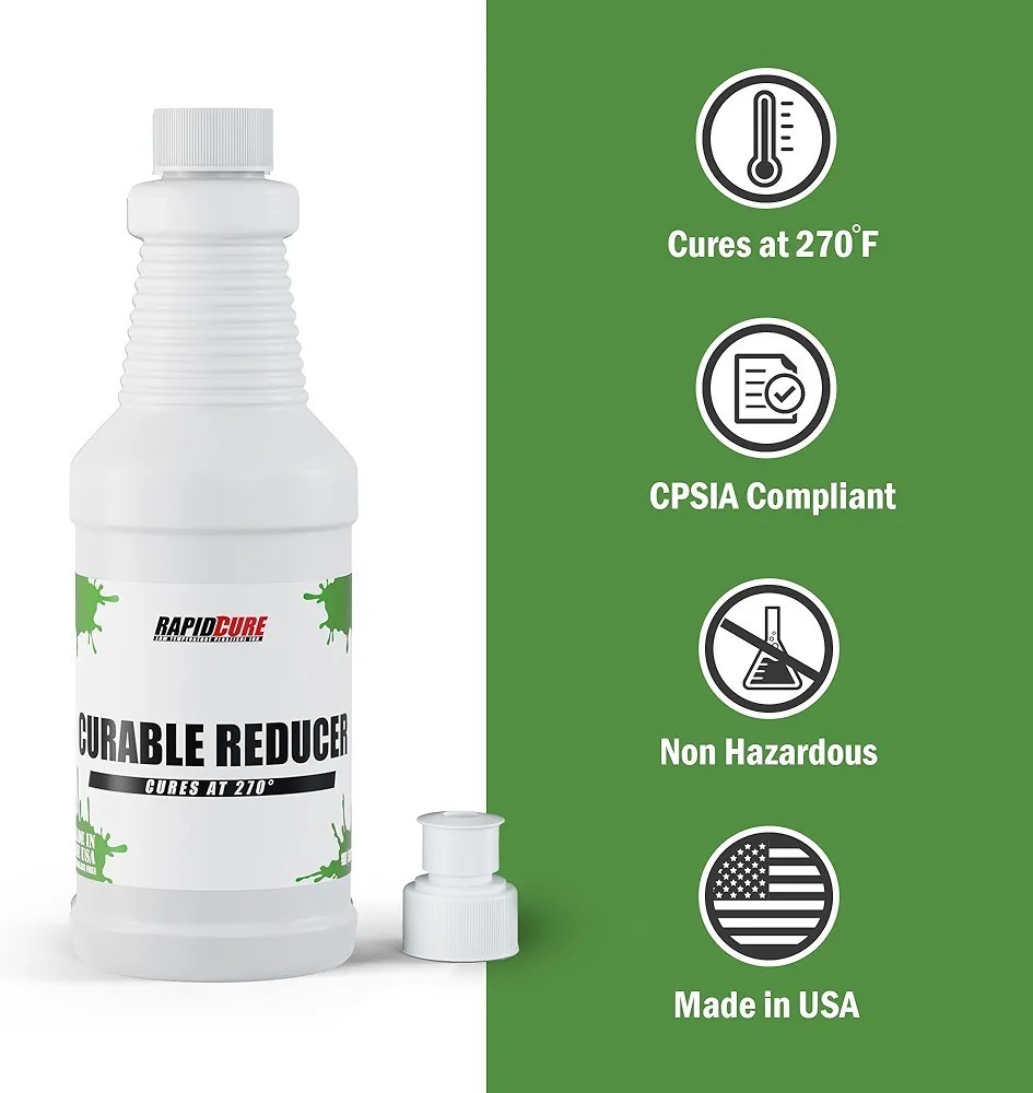 RapidVisc Reducer Quart - 32 oz. Screen Printing Ink Thinner & Viscosity Reducer