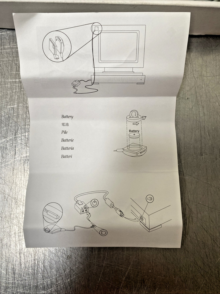 New Vintage Sun Microsystems SunMicrophone 370-1414-01