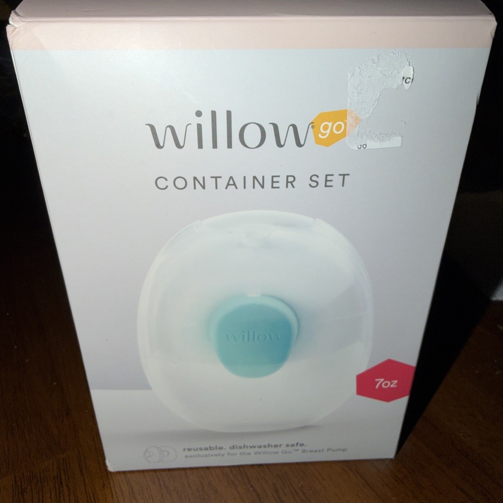 WILLOW Go Breast Milk Container 2ct Reusable High Capacity 7oz Large