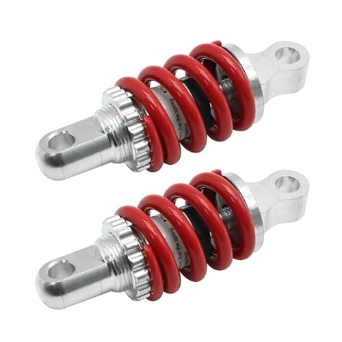 2PCS 100mm Rear Spring Assist Shock Absorber, Adjustable Shock Strut