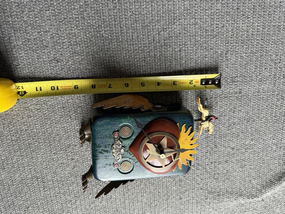 Assemblage Clock Art (Sharp Shooter)