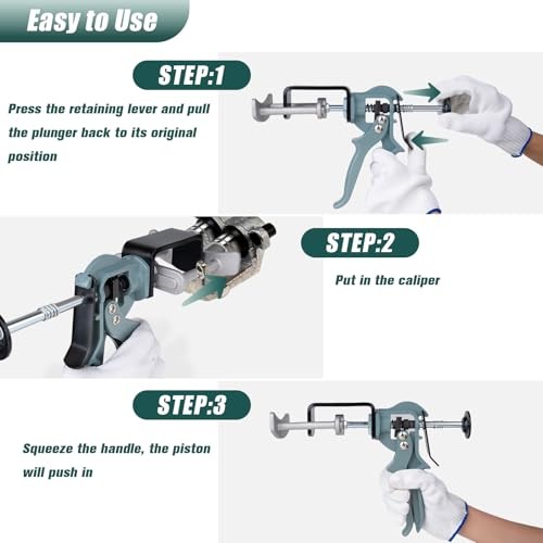 Heavy Duty Dual Piston Brake Caliper Compressor - Premium Tool