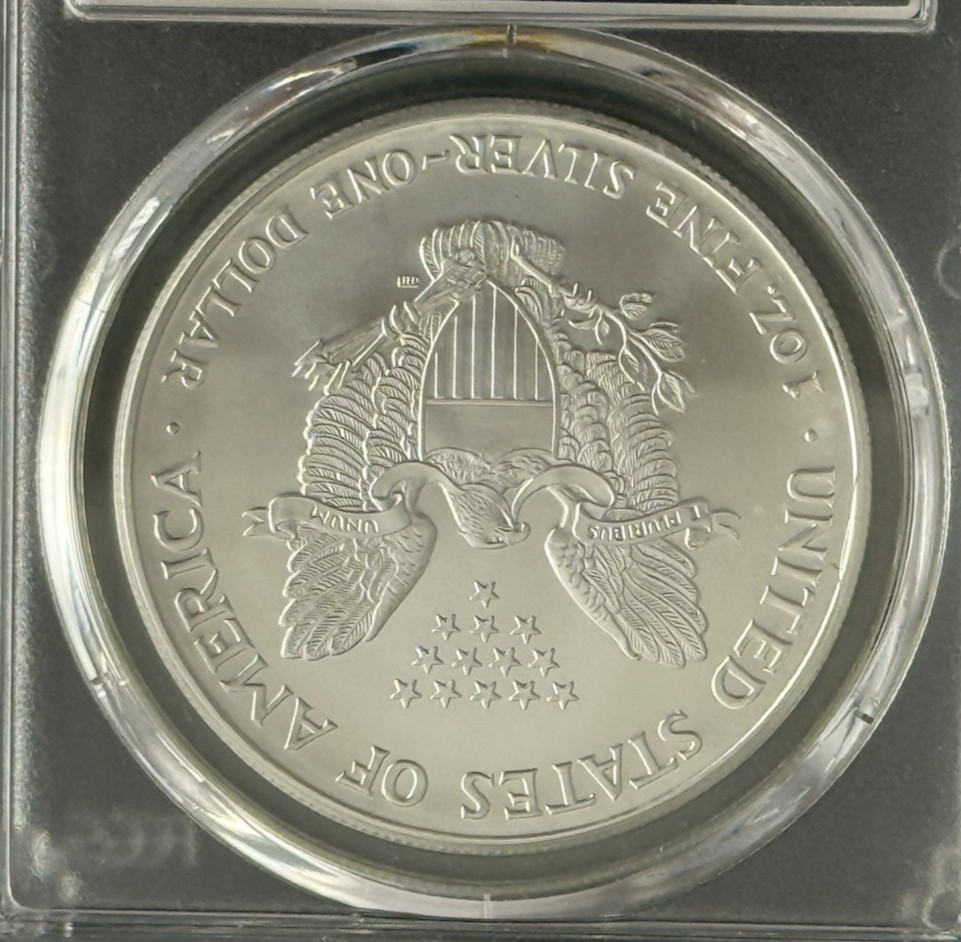 2002 $1 American Silver Eagle PCGS MS69 (Blue Label)