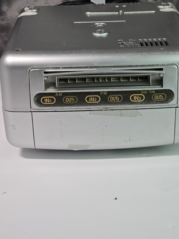 Acroprint ATR120 Electronic Time Recorder Time Clock Programable Not Tested