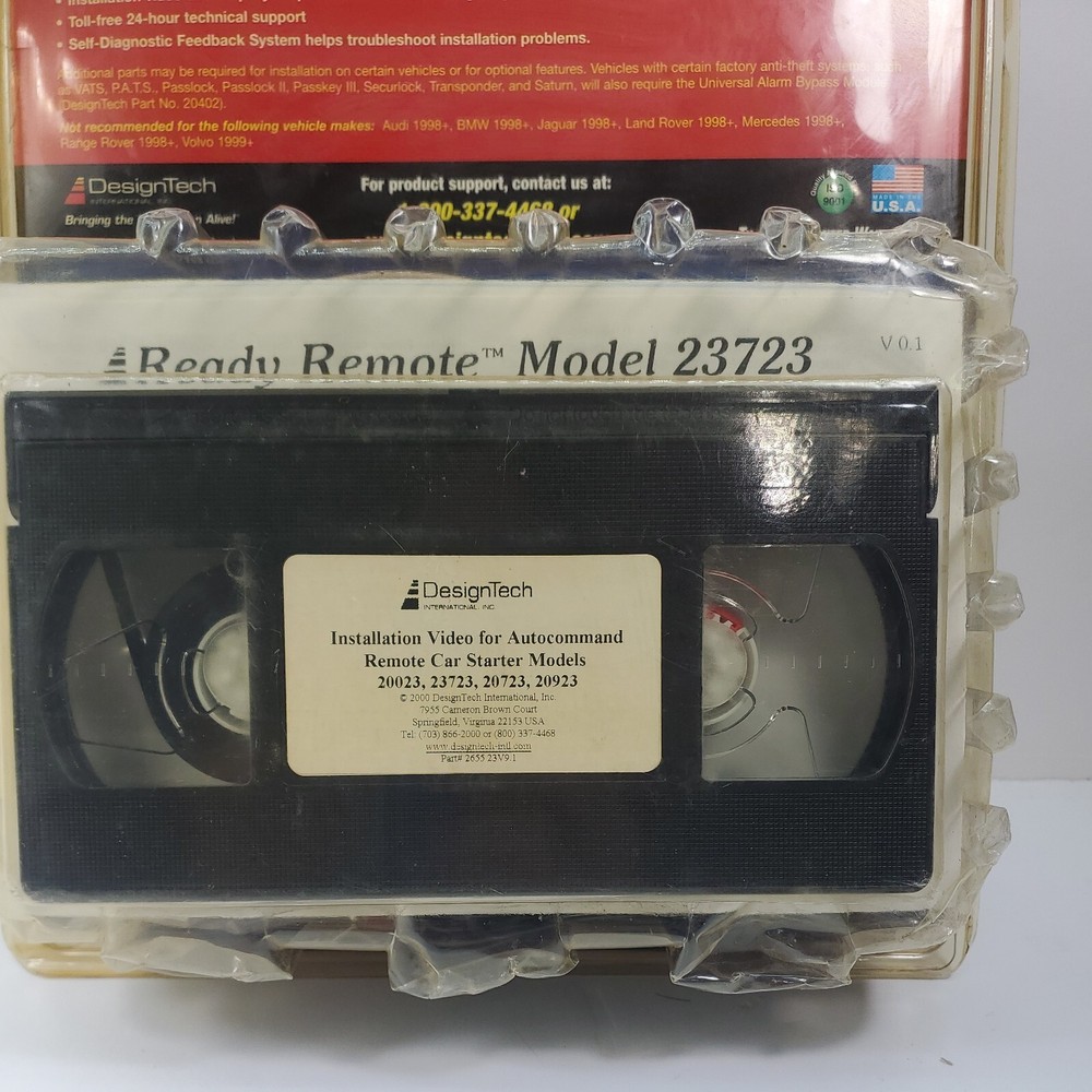 Ready Remote Car Starter With Installation Video DesignTech model 23723