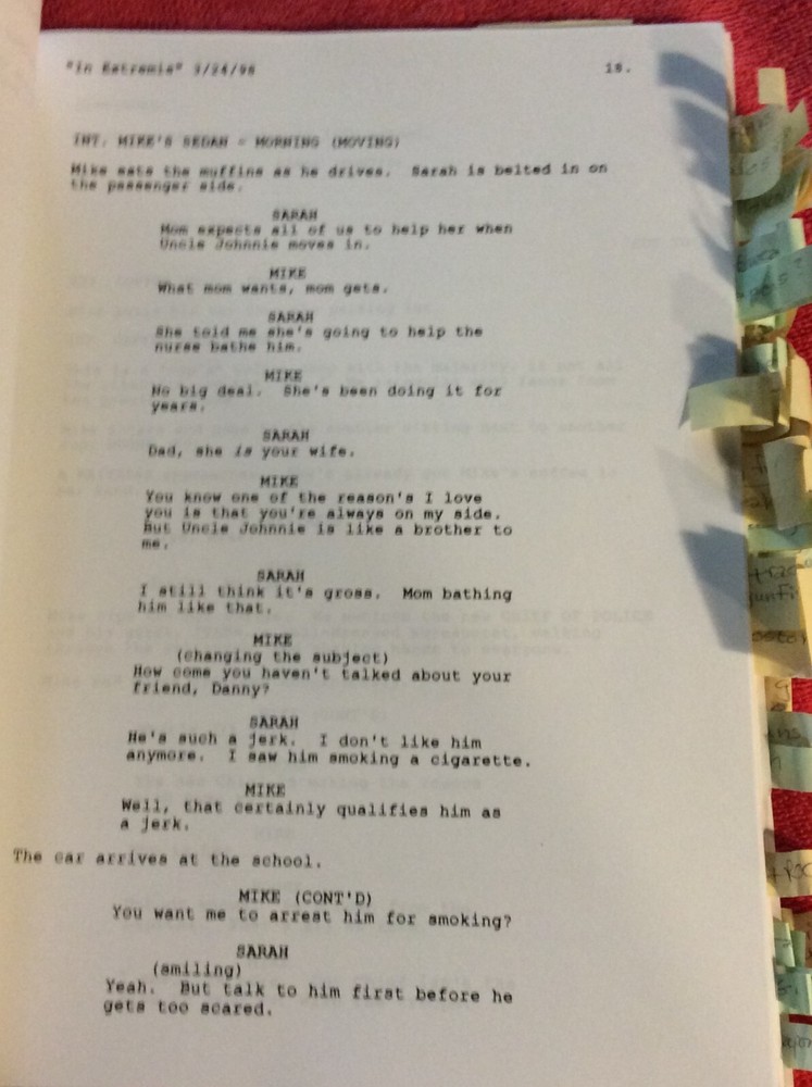 ORIGINAL SCRIPT IN EXTREMIS KRIS KERTENTZ J M HENRY RED SCHAFFER