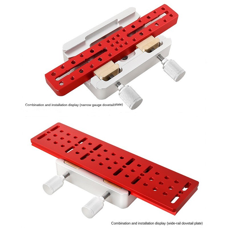 Dovetail Clamp Double Fixed Dovetail with Locking Screws for Telescope