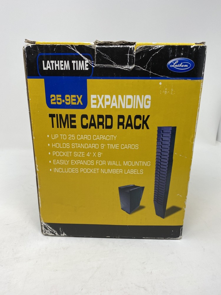 Lathem Time Expandable Time Card Rack