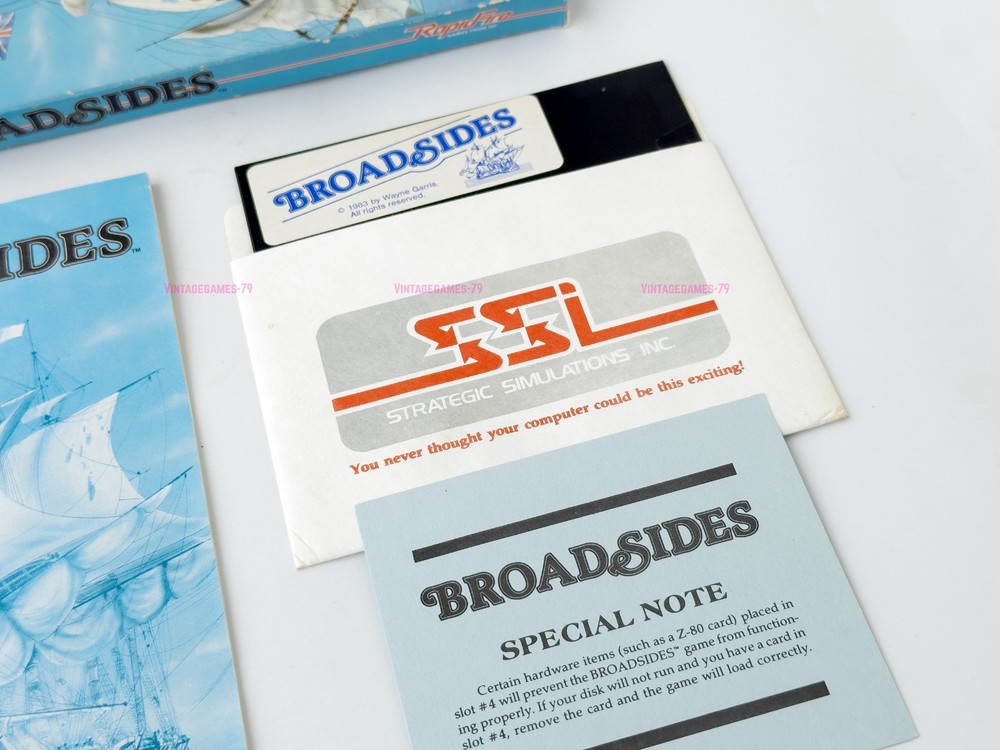 Broadsides - SSI / Rapidfire - 1983 / Apple II