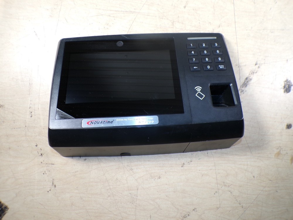 NOVATIME NT7000 SMART TIME CLOCK BIOMETRIC **UNTESTED