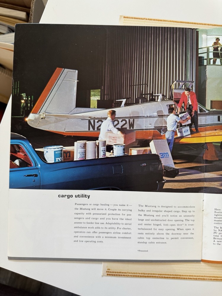 Mooney pressurized Mustang Brochure 1964