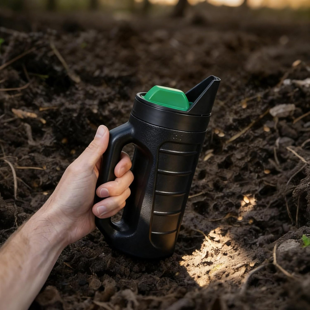 Adjustable Handheld Seed Shaker – Hand Spreader - 90Oz Capacity Multi-Purpose Sp