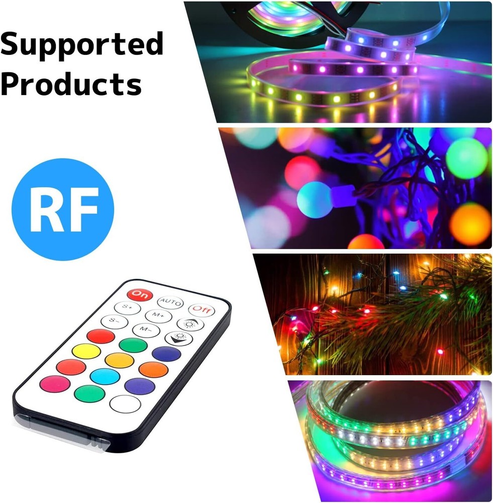 WS2812B WS2811 LED Strip Light Mini LED RF WiFi Bluetooth Music Pixel Controller