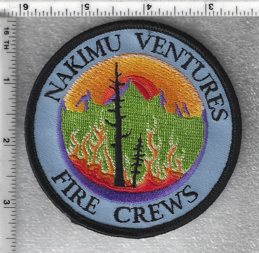 Nakimu Ventures Fire Crews  (New Brunswick, Canada)  Shoulder patch