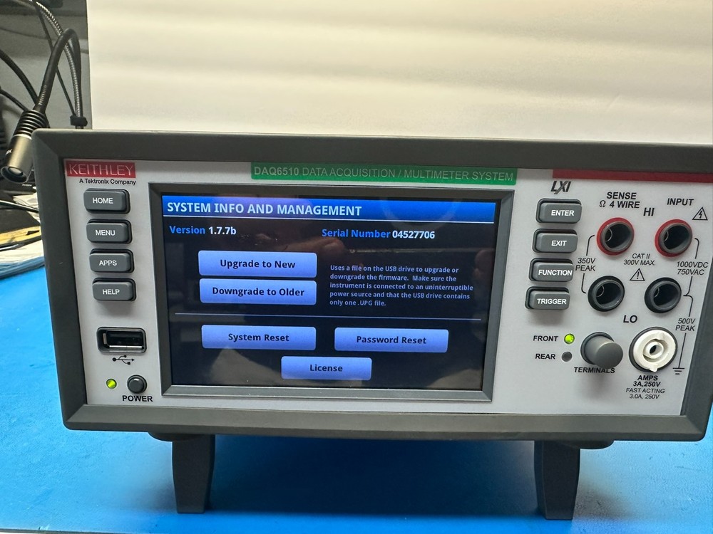 Keithley DAQ6510 Data Acquisition Mainframe, Multimeter, 2 Module